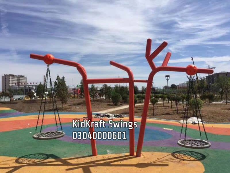 kids Slide/Swings/Kids rides/jhula/Spring rider/jungle gym/gazebo/bar 14