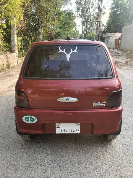 Daihatsu Coure 2001 Better then Mehran/santro/cultus/Khyber/alto 2