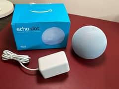 echo dot 5 with clock (brand new)