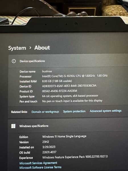 Avita liber v14 FHD 8 gb ram 512 ssd matte black beast system 6