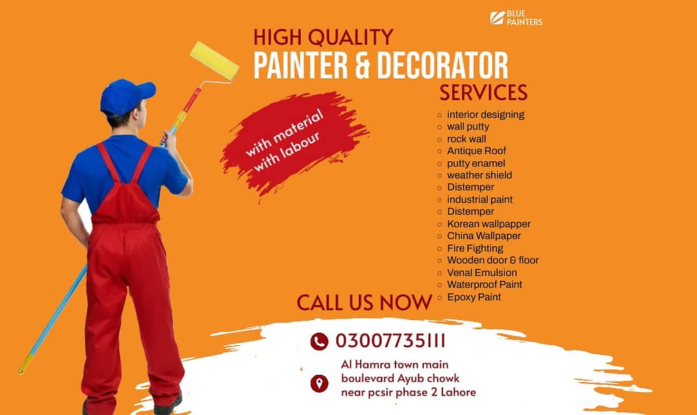 Paint Services In Lahore | Home painting services 1