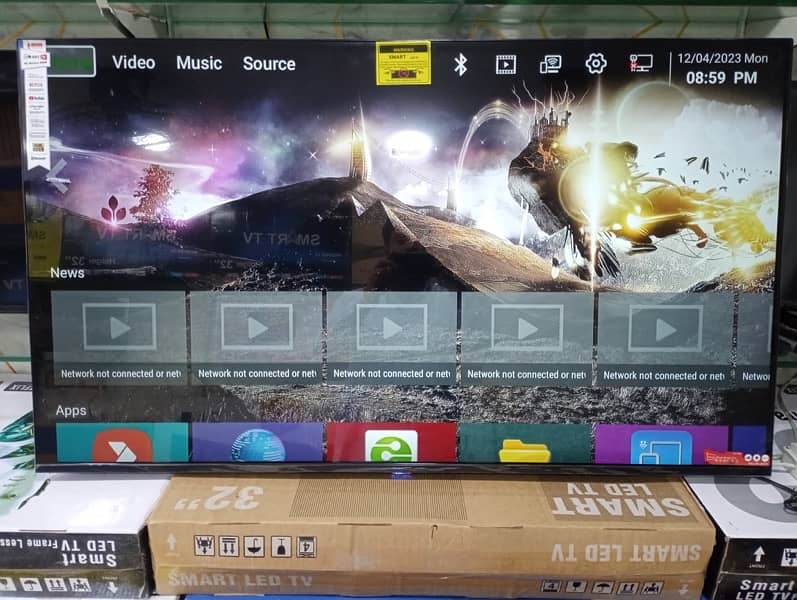 WHOLESALE OFFER LED TV 32 INCH ANDROID 4k UHD BOX PACK 3