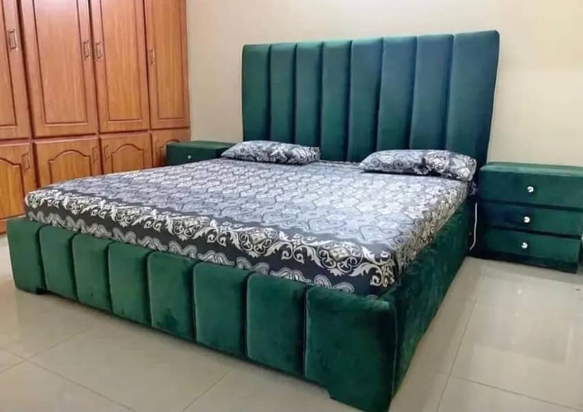 Bed Set | King Bed | Wooden Bed | Furniture | 2