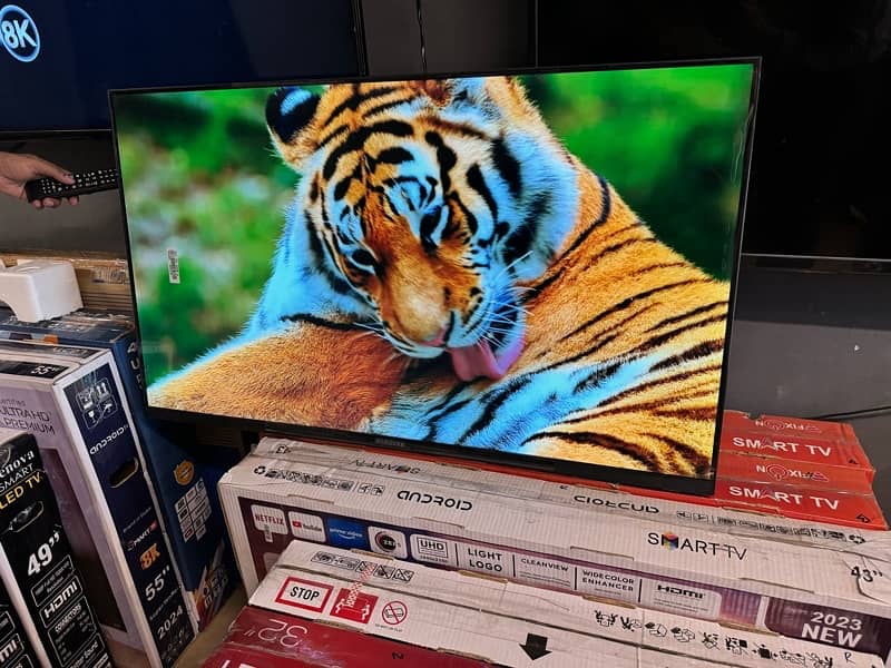 DHAMAKA SALE LED TV 43 INCH SAMSUNG UHD ANDROID 4k BOX PACK 3