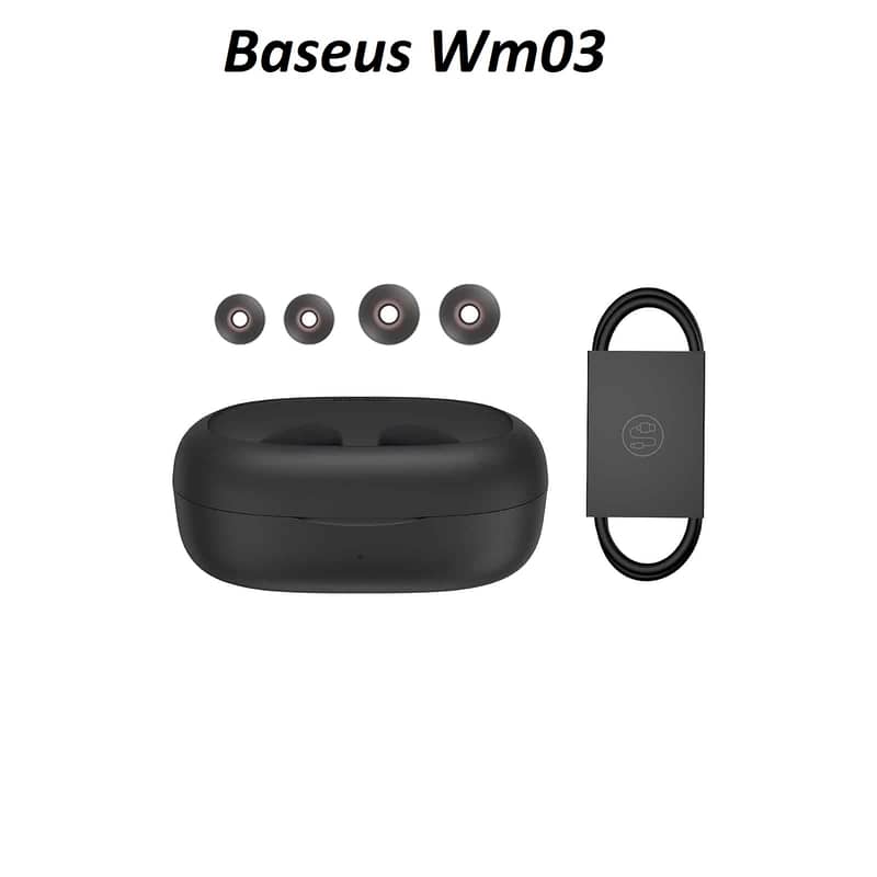 Baseus Wm01 / Wm02 Plus / Wm03 Encok Twin Wireless Earphones Original 12