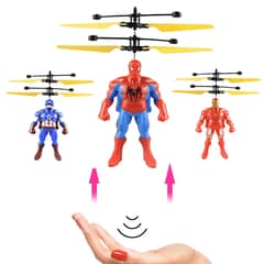 Avengers Super Hero Flying Spiderman Helicopter Toy For Kids