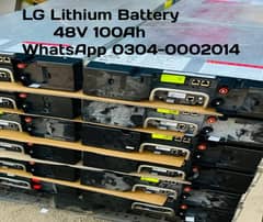 Lithium Batteries 48V 126Ah Fresh Import