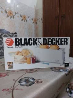 Black & Decker Toaster Dubai imported Toaster. 4 slice toasters.