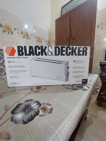 Black & Decker Toaster Dubai imported Toaster. 4 slice toasters. 1