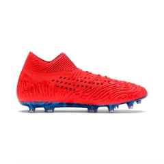 Puma Future 19.1 Netfit FG AG Red Blast Azur Cleat Mens 12 Orange Blue