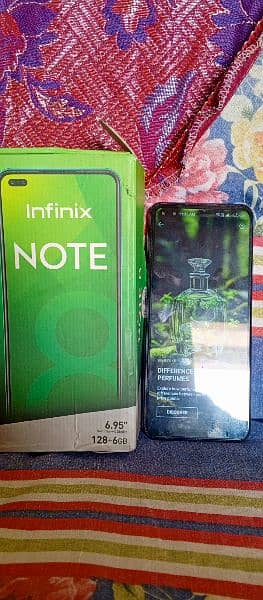 infinix note8 good conditions 6gb ram 128gb 4