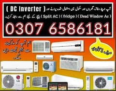 AC / split AC / Window. AC / inverter AC / ac sale purchased