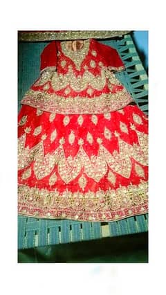 red lehnga  hand made work fresh condition contact 03449802619 0