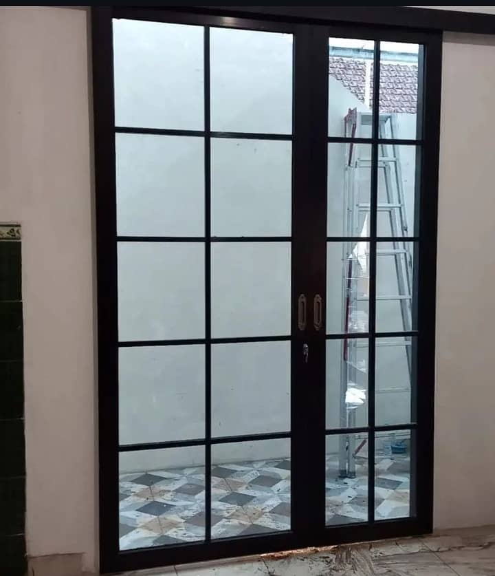 aluminium window/upvc door/glass work/partition/upvc window/cabine 8