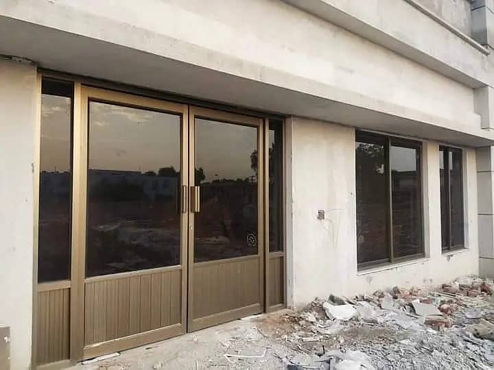 aluminium window/upvc door/glass work/partition/upvc window/cabine 11