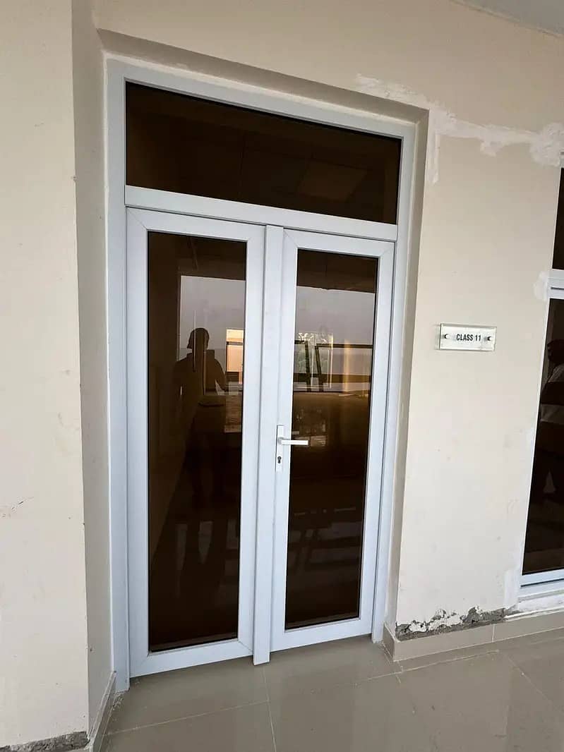 aluminium window/upvc door/glass work/partition/upvc window/cabine 14