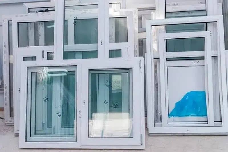 aluminium window/upvc door/glass work/partition/upvc window/cabine 16