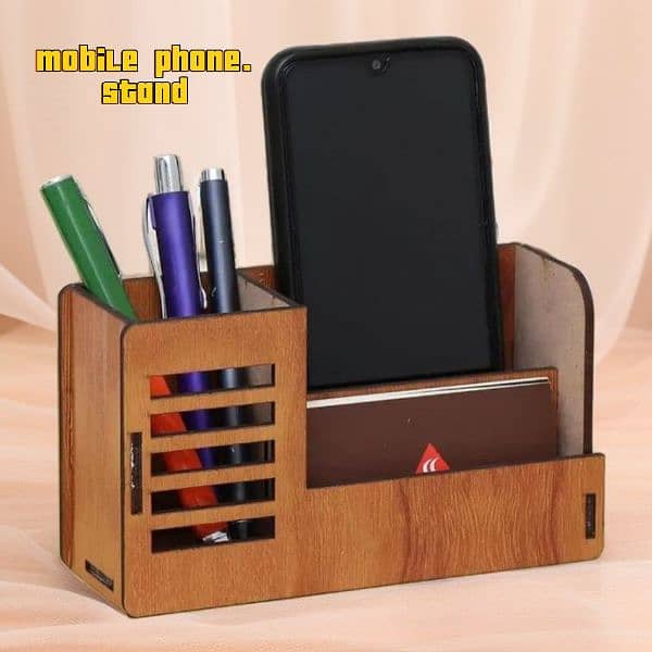 one pc mobile holder wooden Desk      • With free delivery 0