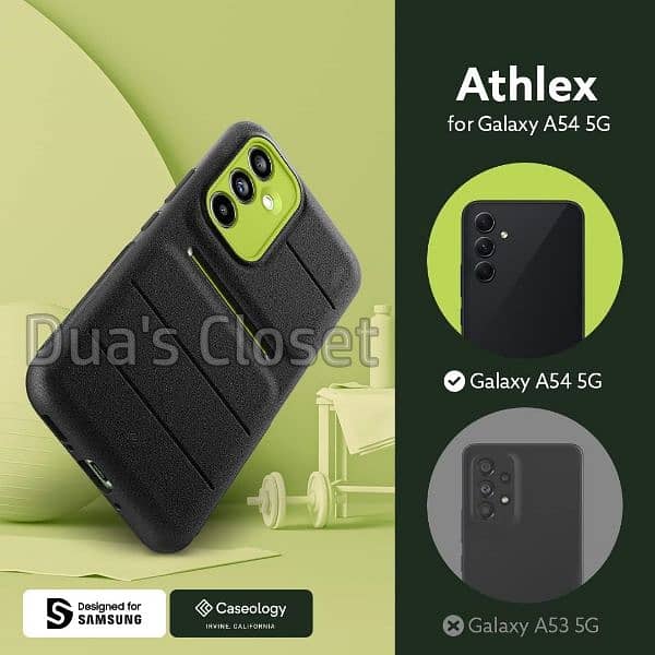 Samsung Galaxy A54 5G Case Cover Caseology Shockproof - Active Green 4