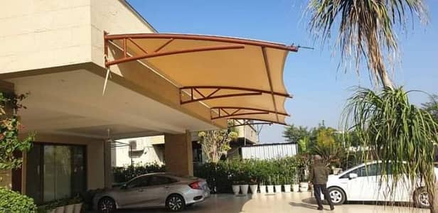 Best Tensile Shades in Pakistan | House Parking Shades | PVC Shades