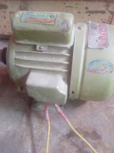 jawed moter 1 hp good condition 1