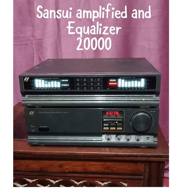 amplifier Equalizer pioneer Kenwood Sansui akai Luxman Sony Yamaha 4