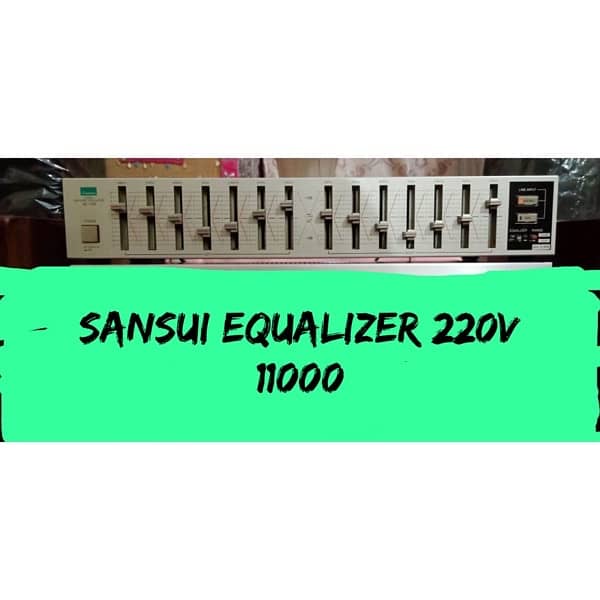 amplifier Equalizer pioneer Kenwood Sansui akai Luxman Sony Yamaha 12