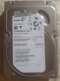 Hardrive seagate 1tb 0