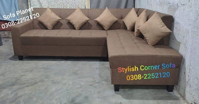 L Shaped Corner Sofa Set 5 Seater. Exculsive Discount Offer 12