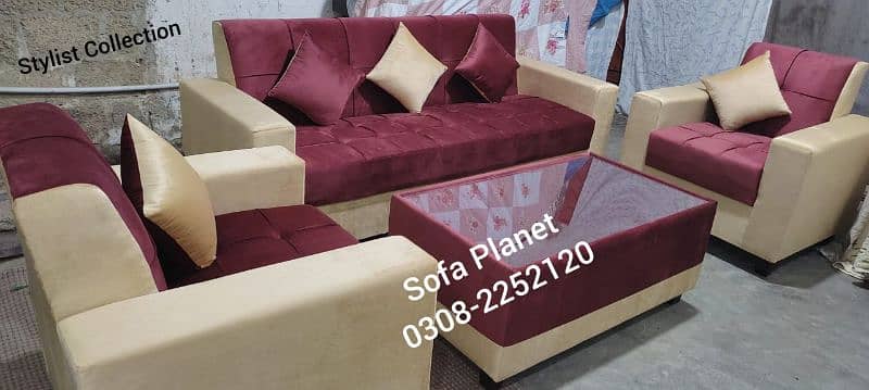 Sofa set 5 seater with 5 cushion free big sale till 10th September2024 6