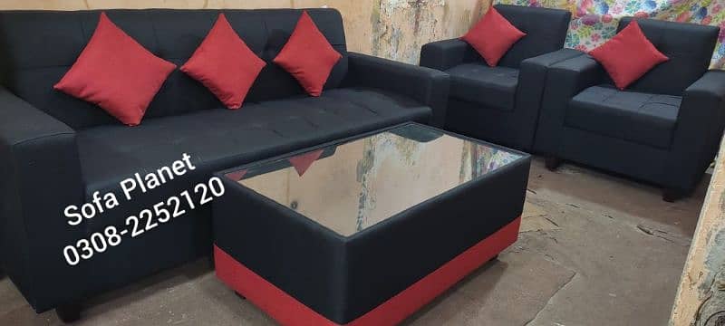 Sofa set 5 seater with 5 cushion free big sale till 10th September2024 8