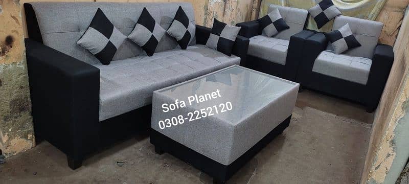 Sofa set 5 seater with 5 cushion free big sale till 10th September2024 11