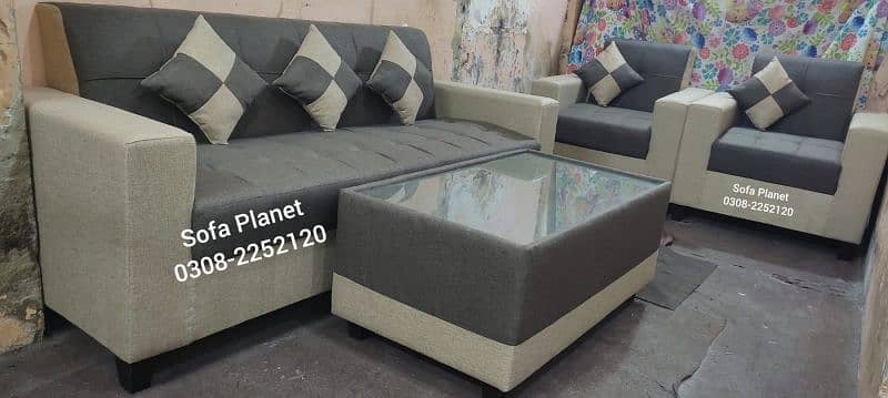 Sofa set 5 seater with 5 cushion free big sale till 10th September2024 13