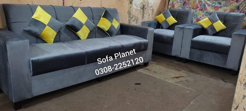 Sofa set 5 seater with 5 cushion free big sale till 10th September2024 14