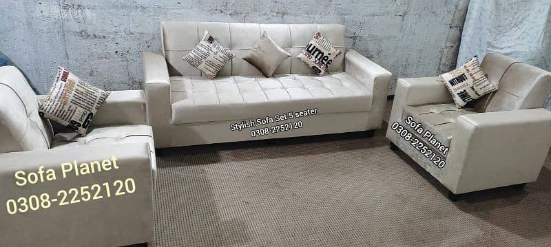 Sofa set 5 seater with 5 cushion free big sale till 10th September2024 17