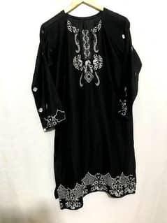 1 Pc Women's Stitched Lawn Embroidered Shirt