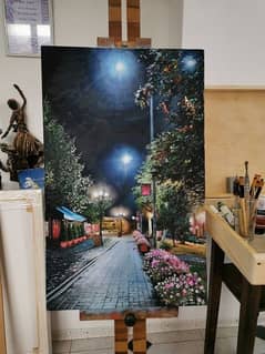 Canvas painting