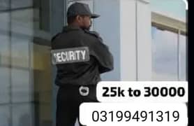 security guard staff required lahore home school plaza factory society