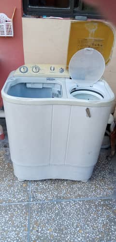 Haier washing machine.