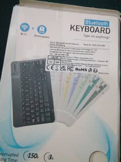 Bluetooth key board new all button working imported. .