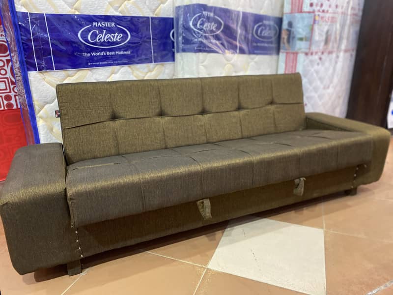 Sofa cum bed (2in1)(sofa +bed)(Molty foam)(10 years warranty ) 3