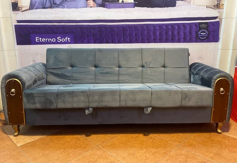 Sofa cum bed (2in1)(sofa +bed)(Molty foam)(10 years warranty ) 13