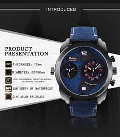 1000 ki 3 _High quality blue shining watch for men's