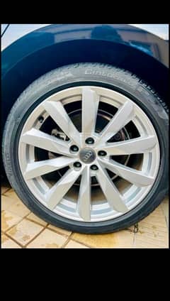 AUDI A5 rim tyre sports back