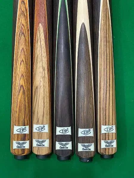 Snooker Cues BLP, LP, JOHN PARIS, MASTER, RILEY 1