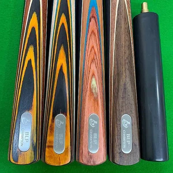 Snooker Cues BLP, LP, JOHN PARIS, MASTER, RILEY 2