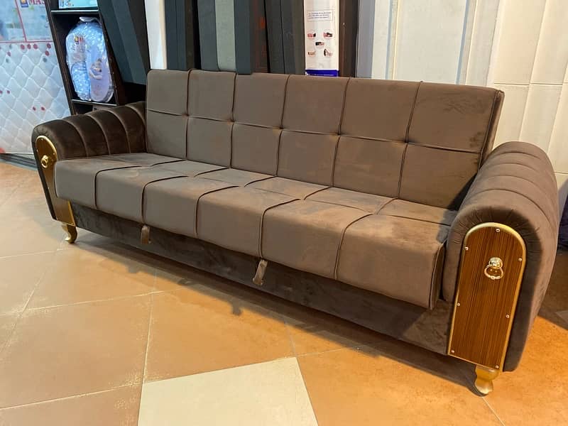 SOFA CUM BED (2in1)(sofa +bed)(Molty foam)(10 years warranty) 12