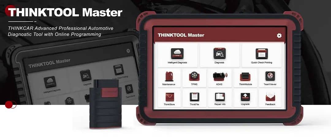 2024 THINKCAR THINKTOOL MASTER OBD2 CAR SCANNER 10 INCH ONLINE CODING 1