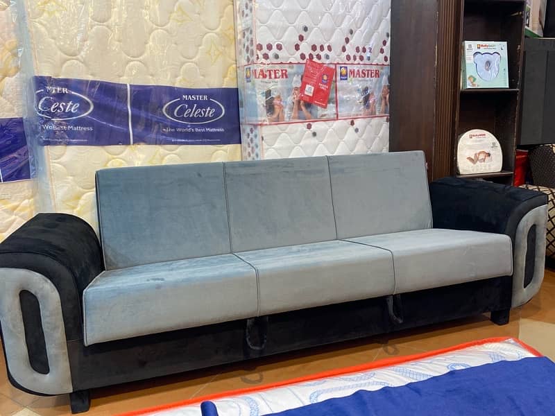 Sofa cum bed (Sofa +bed)(2in1)(Molty foam)(10 years warranty) 3