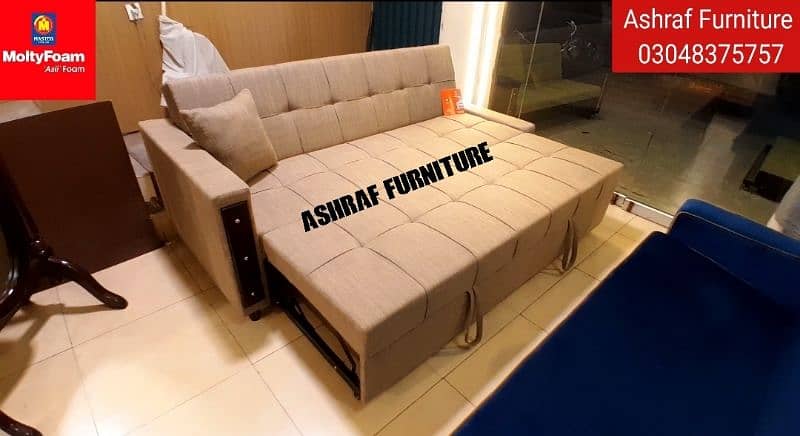 Sofa cum bed/Double cumbed/Sofa/L Shape/Combed/Double bed. 03048375757 16